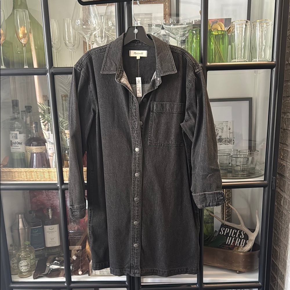Madewell Black Denim Shirt